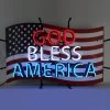 Neonetics God Bless America Neon Sign -Outdoor Garden Living 5GBUSA