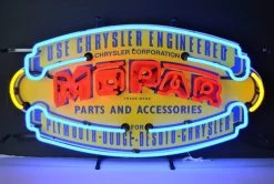 Neonetics Mopar Vintage Shield Neon Sign