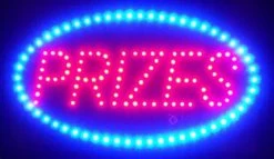 Neonetics Prizes LED Sign