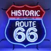 Neonetics Route 66 Neon Sign With Backing -Outdoor Garden Living 5RT66B
