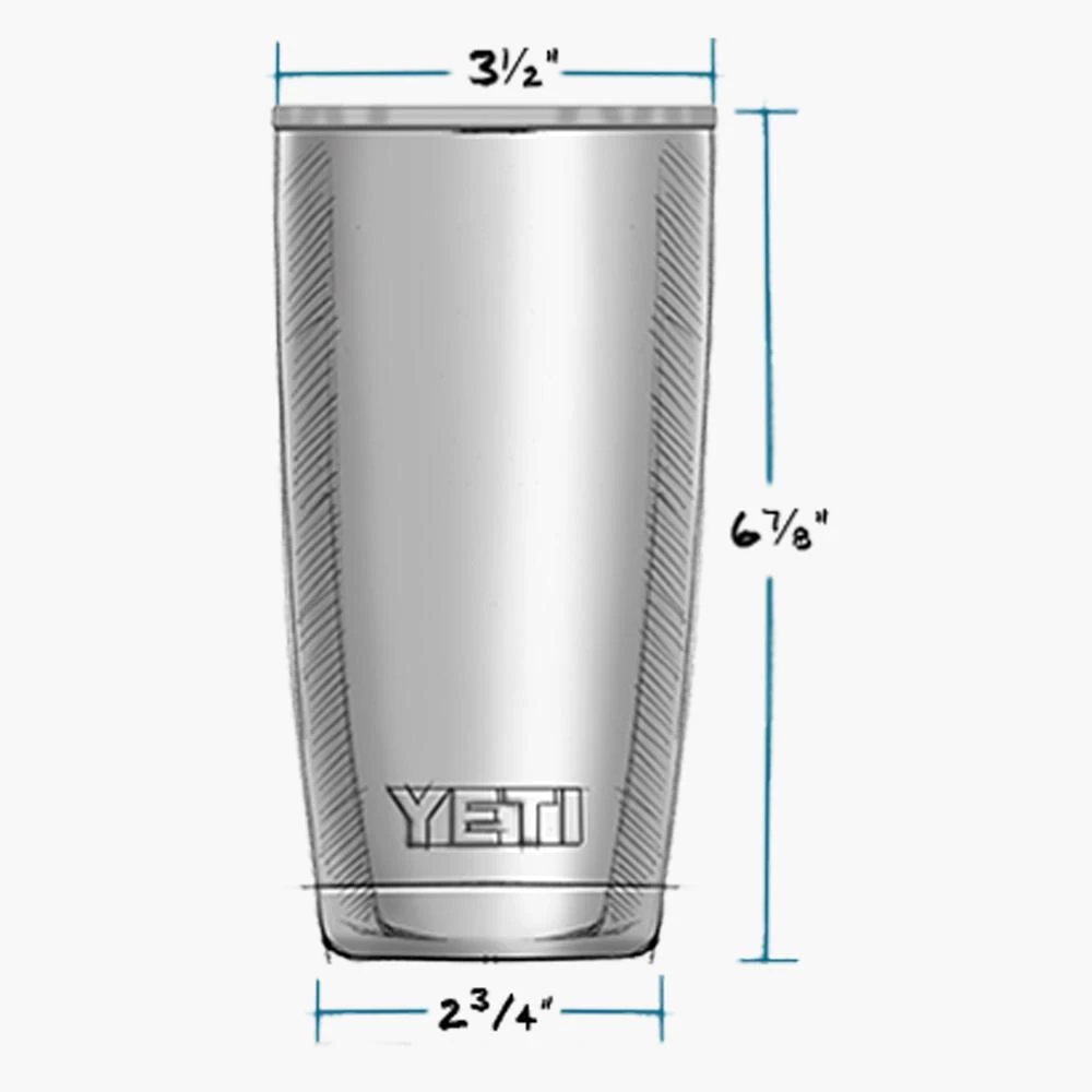 YETI Rambler® 20 Oz. Tumbler With MagSlider™ Lid 19 YETI Rambler® 20 Oz. Tumbler With MagSlider™ Lid - Image 17
