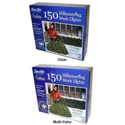 150 Shimmering Net-Style Mesh Christmas Lights -Outdoor Garden Living 6259663944ffef5e91a1a27279ebf2b8