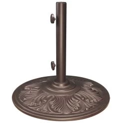 Cast Aluminum Art Deco Umbrella Bases 15 Cast Aluminum Art Deco Umbrella Bases -Outdoor Garden Living 632591