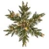 Battery-Operated Crystal Elegance LED Pre-Lit Artificial Snowflake Wreath -Outdoor Garden Living 66f41c9fbc573637245a7e29dd6e4d1d
