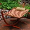 2-Point Quilted Hammock With Arc Frame Combination 2 2-Point Quilted Hammock With Arc Frame Combination -Outdoor Garden Living 6710160SP