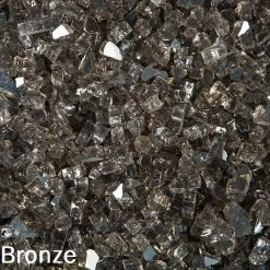 5 Lb. Bag Of Reflective Bronze Fire Glass