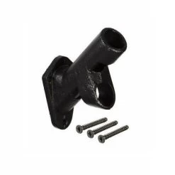 Two-Position Black Cast Iron Bracket For Flags -Outdoor Garden Living 69beadc4d40fa87e2a3b71920d16a8b7