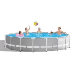 Intex 18' X 48" Prism Frame™ Swimming Pool Set -Outdoor Garden Living 6a4102a0359ee2541338204050912153