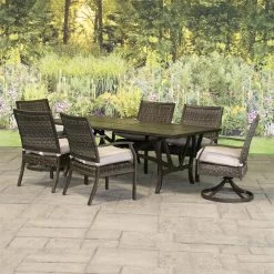 Thatcher Woven Padded Patio Dining Sets -Outdoor Garden Living 6da1f538f70901e4d40a6fea07a69325 79a4a88b 227e 48b9 adce f681b2f42f90