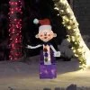 24" Pre-Lit 3D Misfit Charlie In The Box Christmas Yard Decoration -Outdoor Garden Living 771719 3