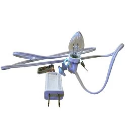 General Foam Blow Mold Replacement Candelabra Cord With Bulb CA36