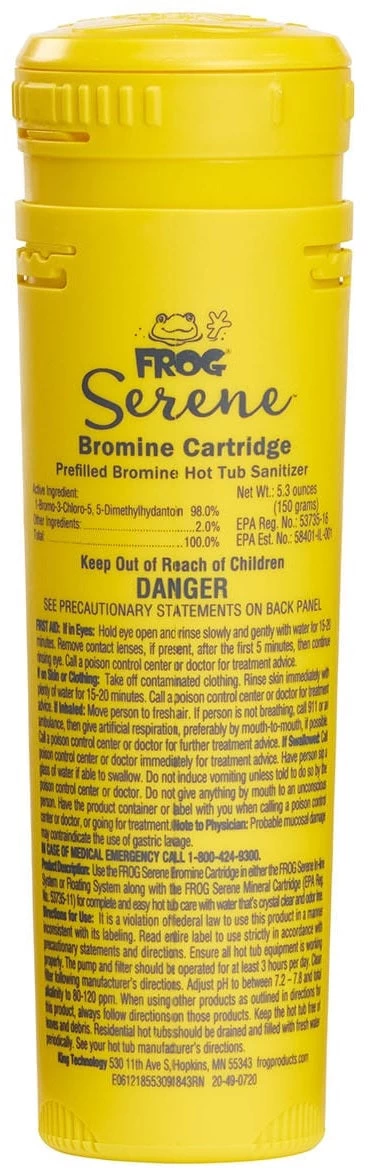 FROG® Serene® Floating System Bromine Cartridge 3 FROG® Serene® Floating System Bromine Cartridge