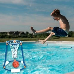 Tall Boy Floating Basketball Pool Game From Swimline