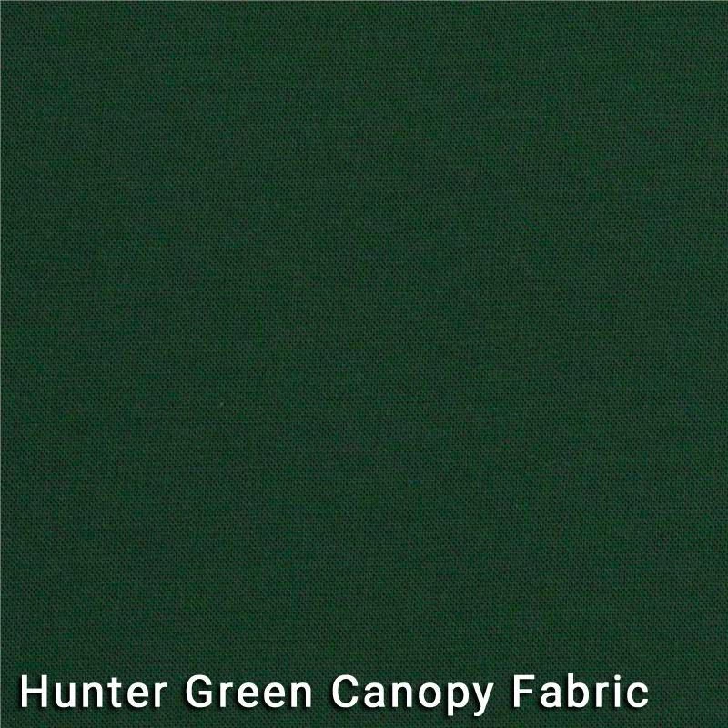 9' Market Bronze Frame Hunter Green Canopy Umbrella 4 9' Market Bronze Frame Hunter Green Canopy Umbrella - Image 2