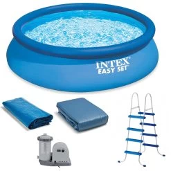 Intex 18' X 48" Easy Set Round Swimming Pool Complete Set