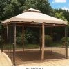 Mosquito Netting For 10' X 12' Rivel Soft Top Gazebo By Sojag -Outdoor Garden Living 821810