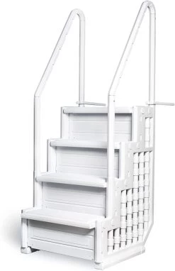 Antiqua In-Pool Universal Step With Dual Handrails 10 Antiqua In-Pool Universal Step With Dual Handrails -Outdoor Garden Living 821865 2