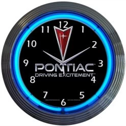 Neonetics Pontiac Driving Excitement Neon Clock