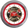 Neonetics Fire Department Neon Clock 1 Neonetics Fire Department Neon Clock -Outdoor Garden Living 8FIRED