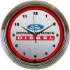 Neonetics Ford Power Stroke Diesel Neon Clock -Outdoor Garden Living 8FRDPS