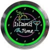 Neonetics Island Time Neon Clock -Outdoor Garden Living 8ITIME