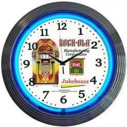 Neonetics Rock-Ola Jukebox Neon Clock