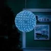 8" Twinkling LED Sphere Christmas Ornament With 9 Light Functions -Outdoor Garden Living 988828 2