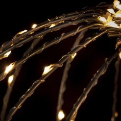 8" Foldable Metal LED Sphere Hanging Ornament (3-Pack) -Outdoor Garden Living 988833 8 88a73b6b fb82 4150 83a0 55393e7b5ead