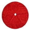48" Red Sequin Christmas Tree Skirt -Outdoor Garden Living 989 087 T51711