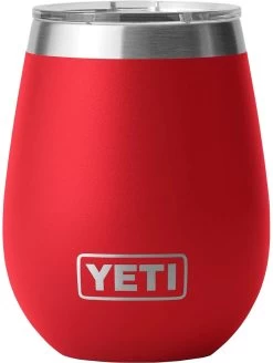Limited Edition Yeti Rambler® 10 Oz. Rescue Red Wine Tumbler With MagSlider™ Lid -Outdoor Garden Living 989183
