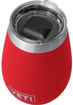 Limited Edition Yeti Rambler® 10 Oz. Rescue Red Wine Tumbler With MagSlider™ Lid -Outdoor Garden Living 989183 4