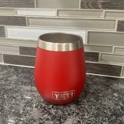 Limited Edition Yeti Rambler® 10 Oz. Rescue Red Wine Tumbler With MagSlider™ Lid -Outdoor Garden Living 989183 8