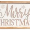 22" Merry Christmas Framed Wall Art Sign -Outdoor Garden Living 989290