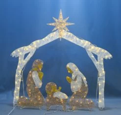 Pre-Lit Nativity Scene Outdoor Arch Decoration 8 Pre-Lit Nativity Scene Outdoor Arch Decoration -Outdoor Garden Living 989555