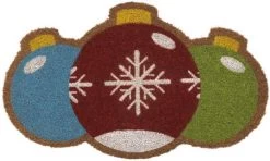 30" Coir Christmas Doormat -Outdoor Garden Living 989761 2
