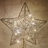12" Pre-Lit Wire Wrapped Star Christmas Tree Topper
