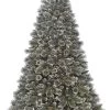 7.5' Frosted Crystal Elegance Pine Starry LED PowerConnect™ Pre-Lit Artificial Christmas Tree
