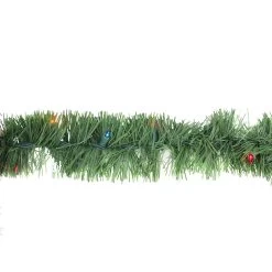 18' Pre-Lit Green Pine Artificial Christmas Garland -Outdoor Garden Living 98bbdf0796604212d71a9ba2de265d08