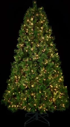 7.5' Bristol Pine Pre-Lit Artificial Christmas Tree -Outdoor Garden Living 990005