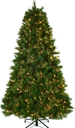 7.5' Bristol Pine Pre-Lit Artificial Christmas Tree