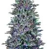 7' Flocked Appalachian Pre-Lit Artificial Christmas Tree -Outdoor Garden Living 990022 2