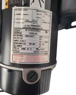 1.5 HP 2-Speed Sharkjet Series Above Ground Pump -Outdoor Garden Living 990384 3