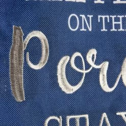 Stays On The Porch Garden Burlap Flag -Outdoor Garden Living 990548 3