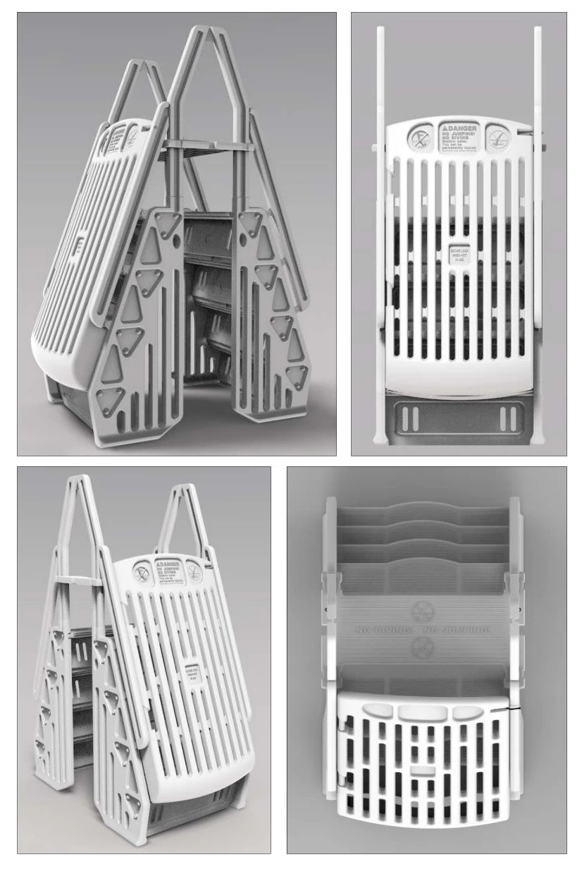 Grand Entry Double Step Pool Entry System With Gate 8 Grand Entry Double Step Pool Entry System With Gate - Image 6