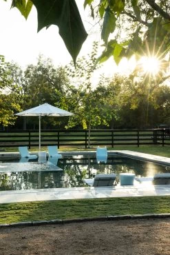 Light Blue Signature Slide From Ledge Lounger 25 Light Blue Signature Slide From Ledge Lounger -Outdoor Garden Living 991781 4