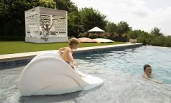 Light Blue Signature Slide From Ledge Lounger 19 Light Blue Signature Slide From Ledge Lounger -Outdoor Garden Living 991781 7