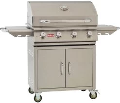Bull 30" Lonestar Select 4-Burner Stainless Steel Grill Carts