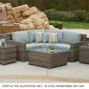 Memphis Wicker Sectional Sets -Outdoor Garden Living 992178 2