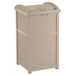 Suncast 30 Gallon Resin Outdoor Trash Hideaway® Container
