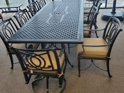 GES Bel Air Cast Aluminum Cushioned Patio Dining Sets 21 GES Bel Air Cast Aluminum Cushioned Patio Dining Sets -Outdoor Garden Living 992499 3
